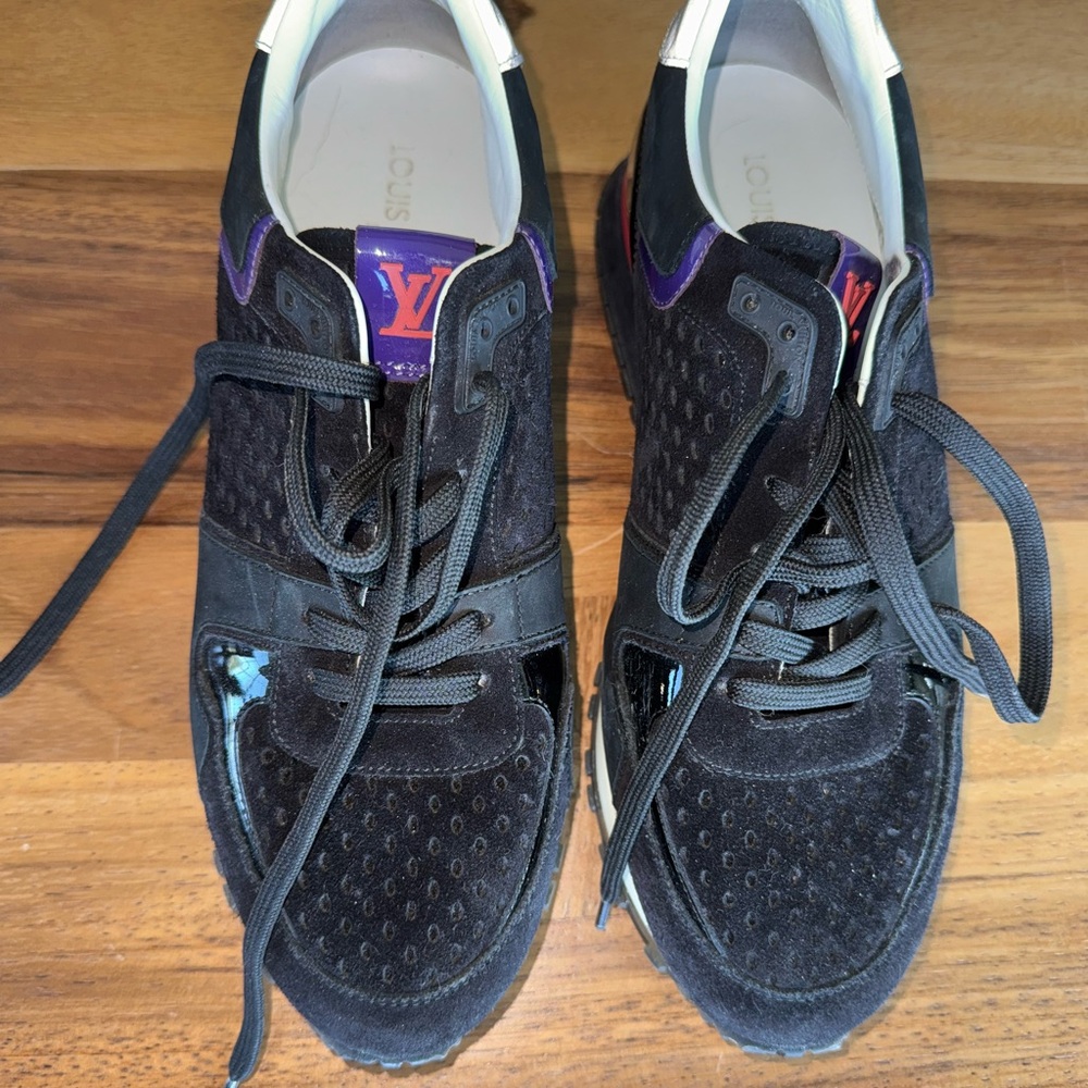 Louis Vuitton Black and Purple Women’s Sneakers